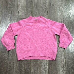 Zara girls pink sweater 4/5